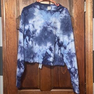 💗PINK VS crop crew neck heavy weight💗